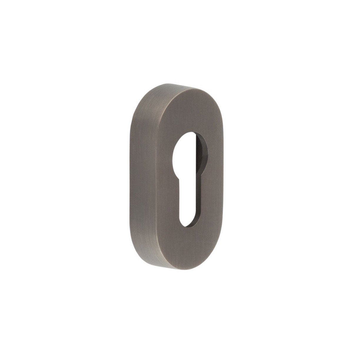 CRES - Oval Dark Bronze Euro Escutcheon