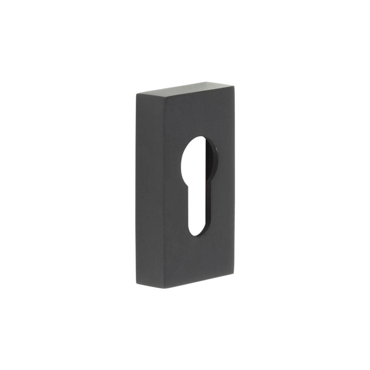 CRES - Rectangular Black Euro Escutcheon