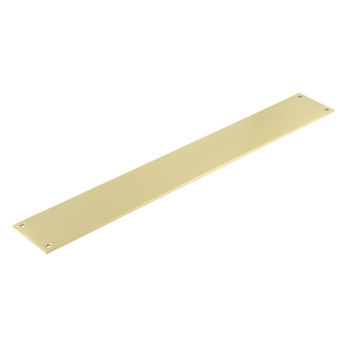 CRES - Satin Brass Push Plate