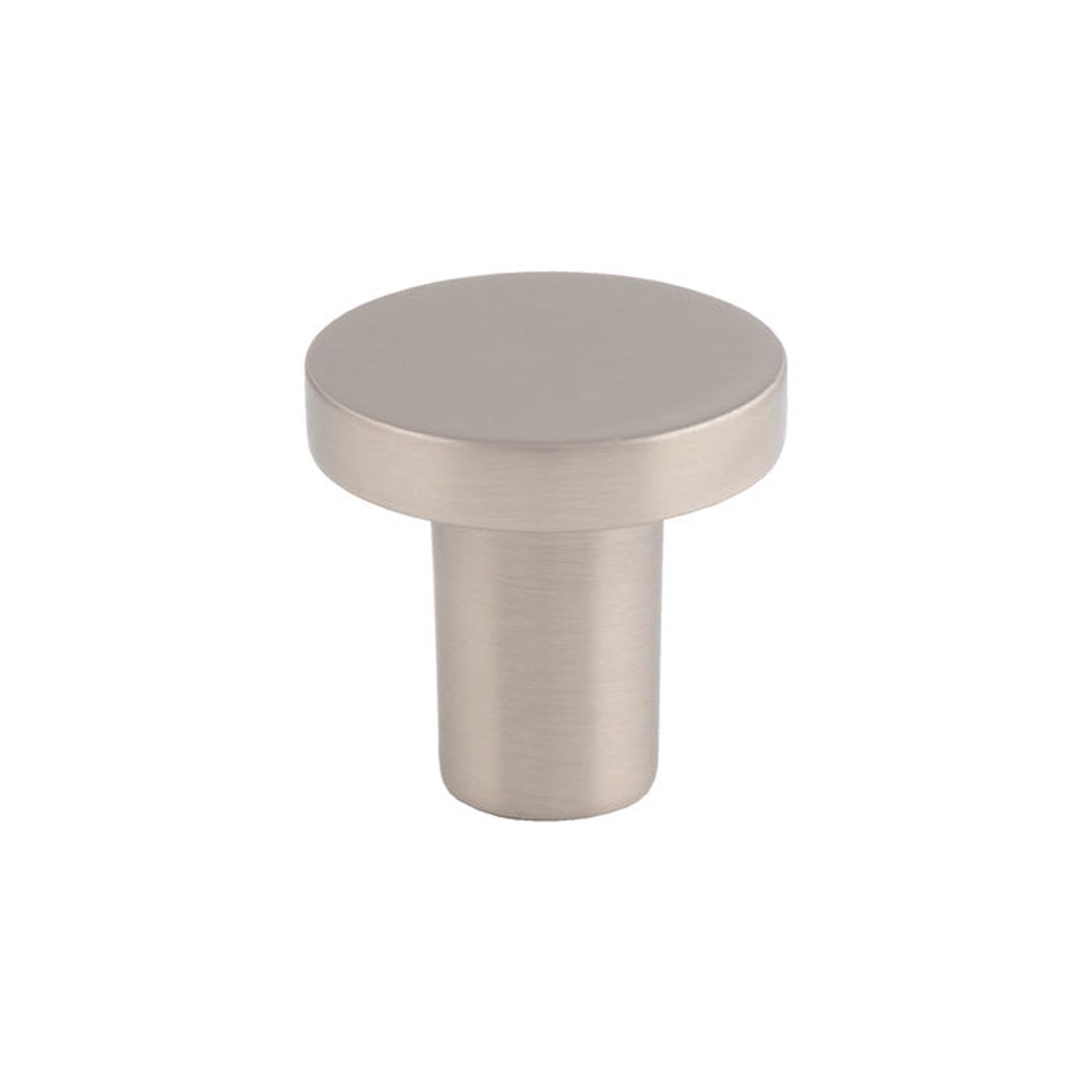 FTD - Circular Cupboard Knob Satin Nickel 26mm