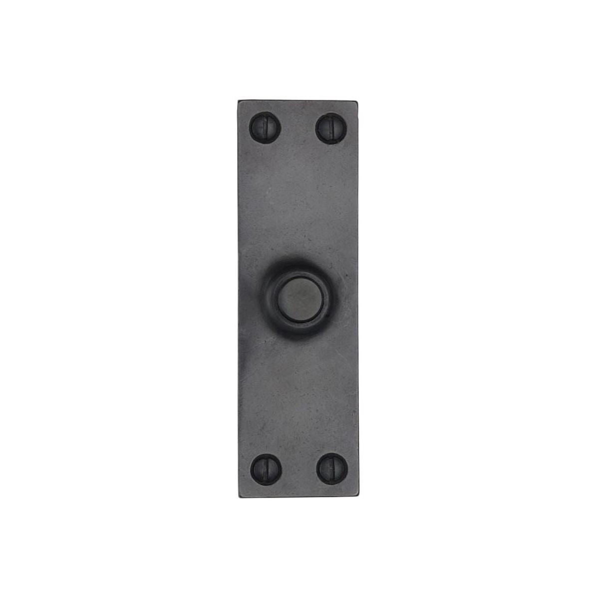 M.Marcus - Rustic Dark Bronze Bell Push 4" x 1.25"