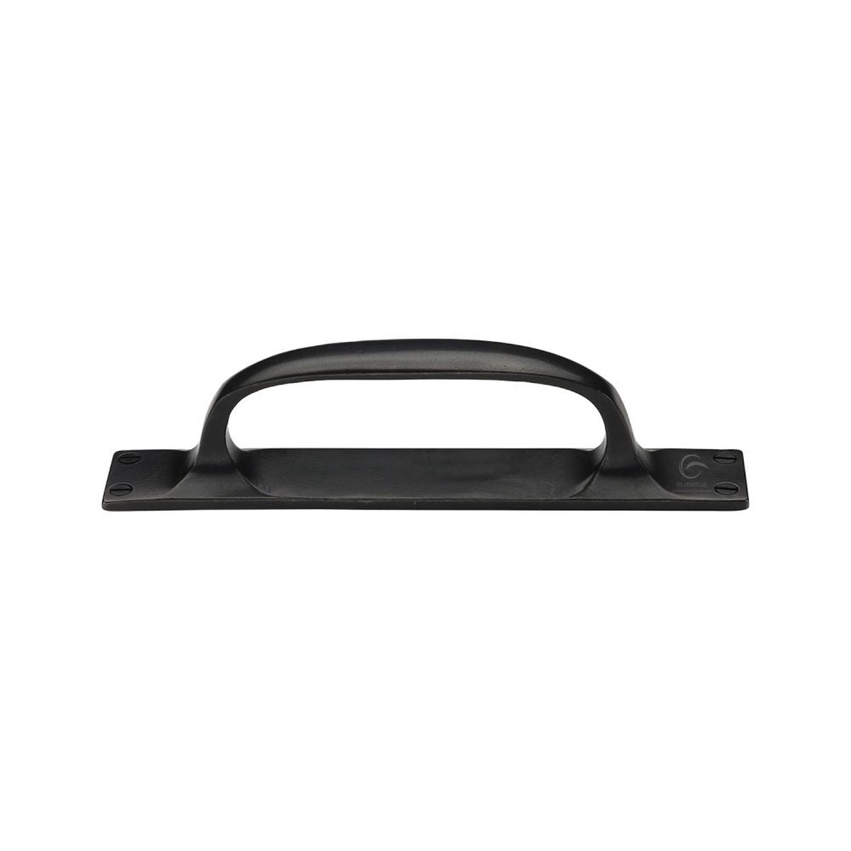 M.Marcus - Rustic Dark Bronze Cabinet Pull Handle On Plate 178mm