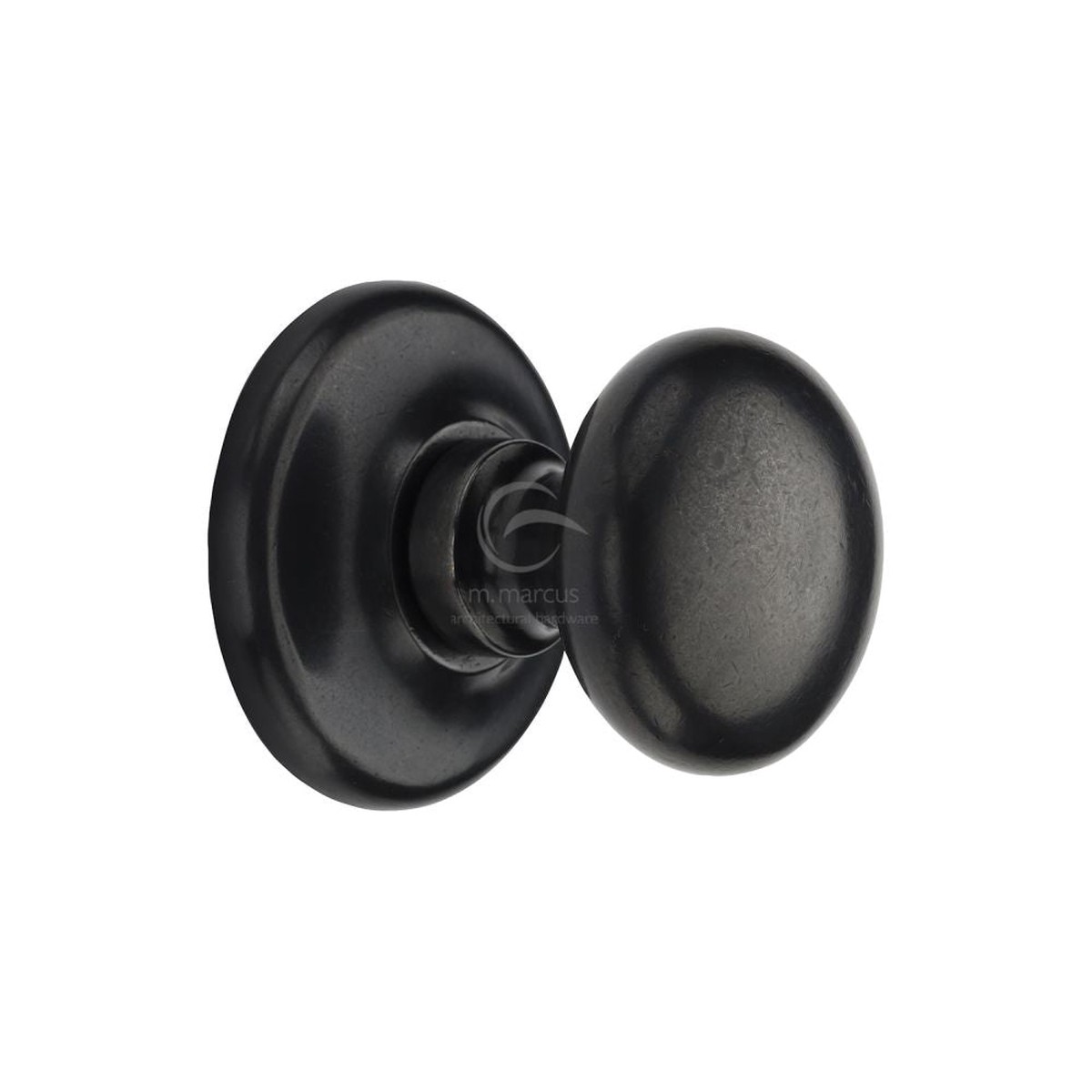 M.Marcus - Rustic Dark Bronze Round Centre Door Knob 3"