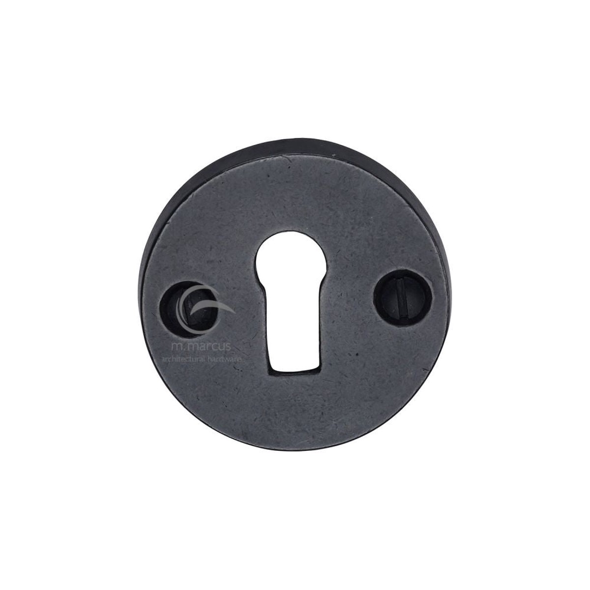 M.Marcus - Rustic Dark Bronze Round Key Escutcheon