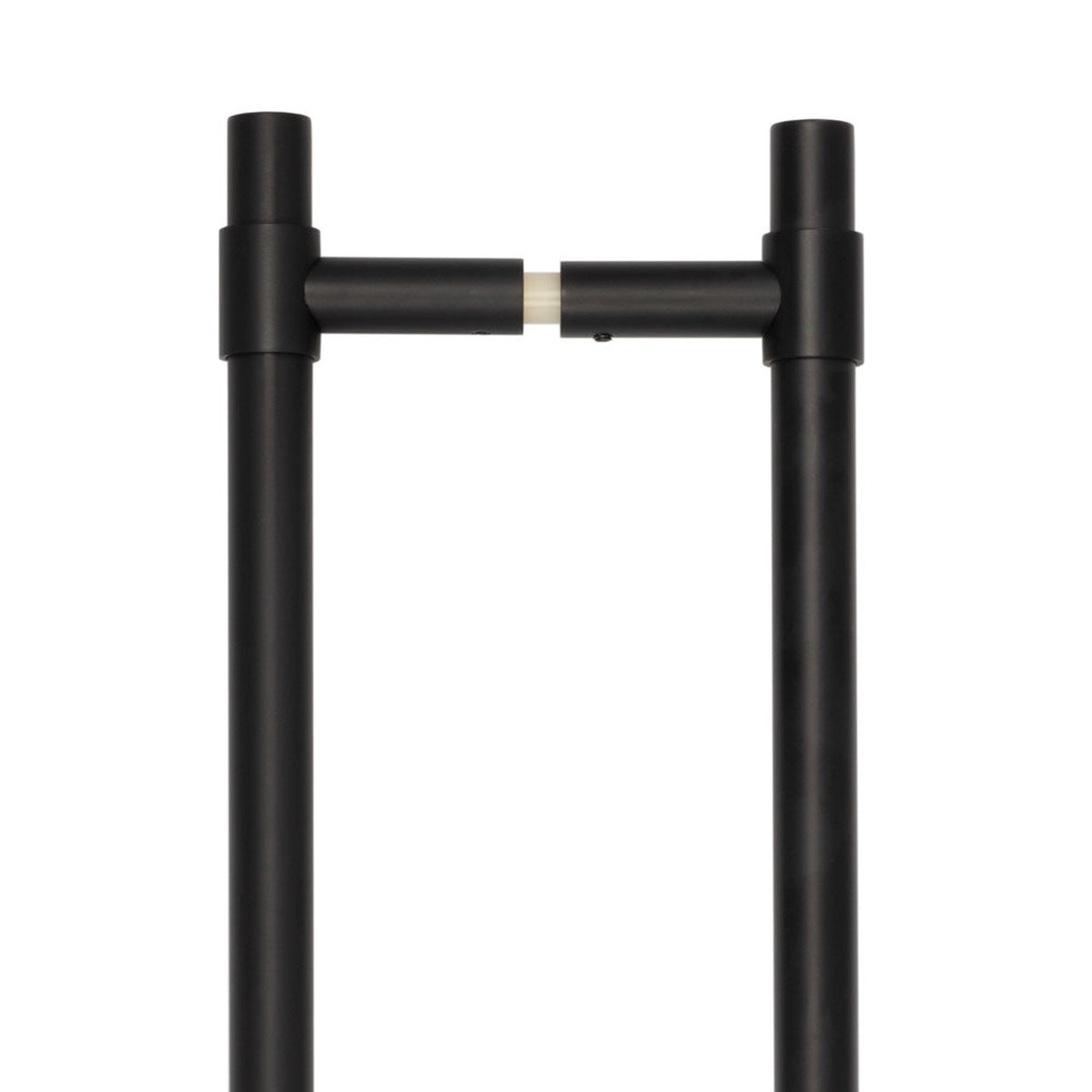 CRES - 425mm Back to Back Black T-Bar Pull Handle