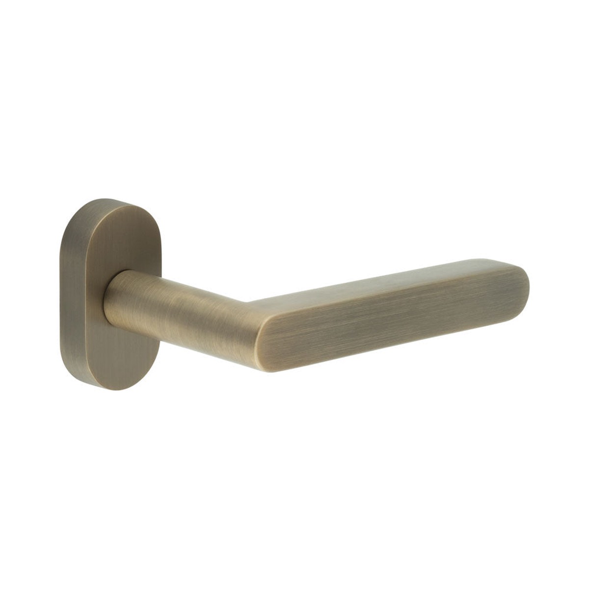 CRES - CR-101 Antique Brass Multi Point Oval Rose Door Handle