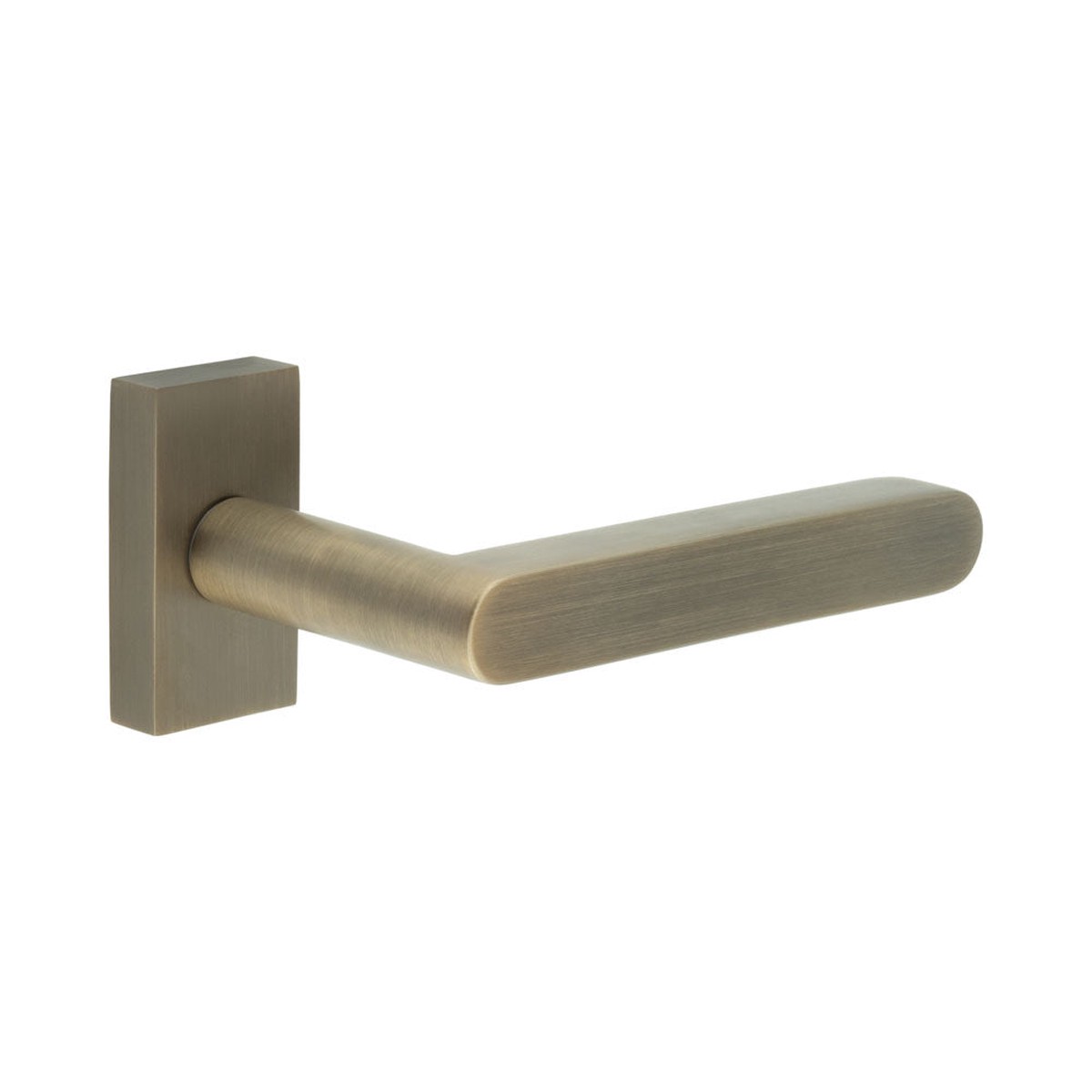 CRES - CR-101 Antique Brass Multi Point Rectangular Rose Door Handle