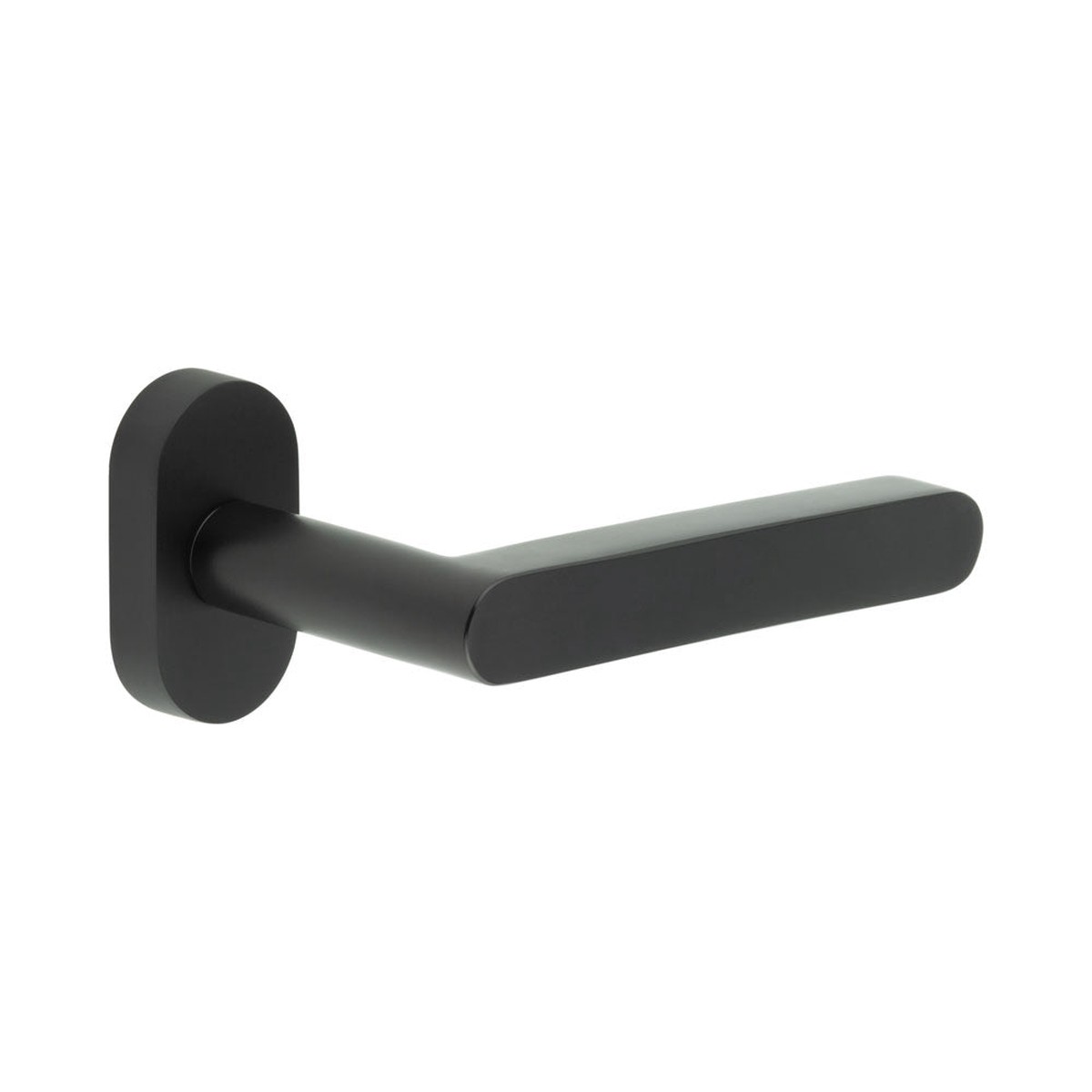 CRES - CR-101 Black Multi Point Oval Rose Door Handle