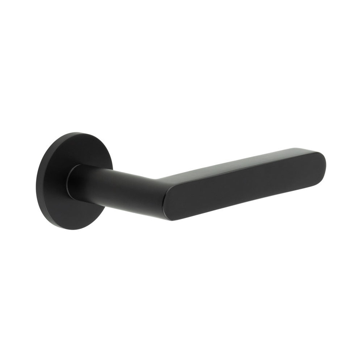 CRES - CR-101 Black Sprung Round Rose Door Handle