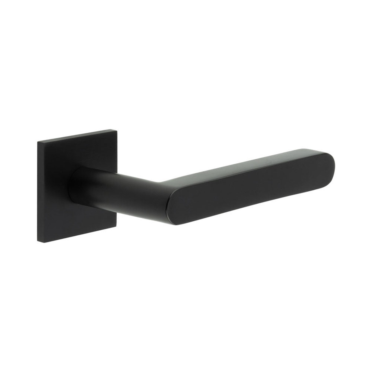 CRES - CR-101 Black Sprung Square Rose Door Handle