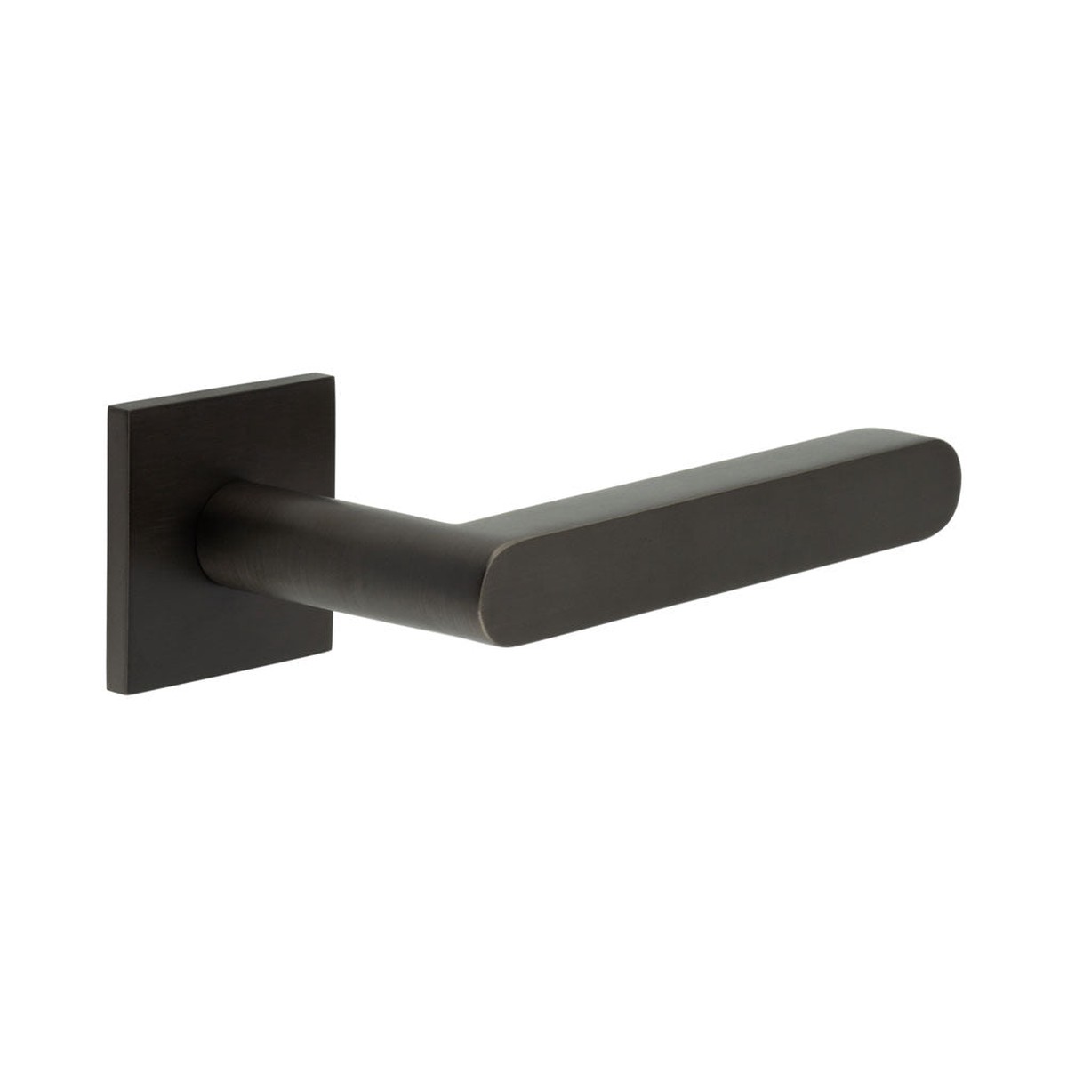 CRES - CR-101 Dark Bronze Fixed Dead Square Rose Door Handle