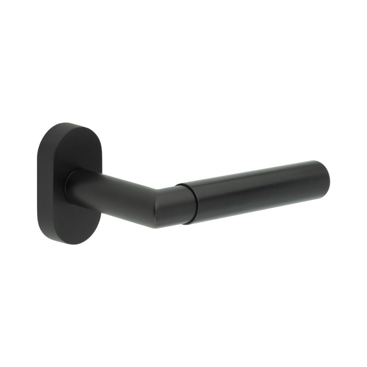 CRES - CR-102 Black Multi Point Oval Rose Door Handle