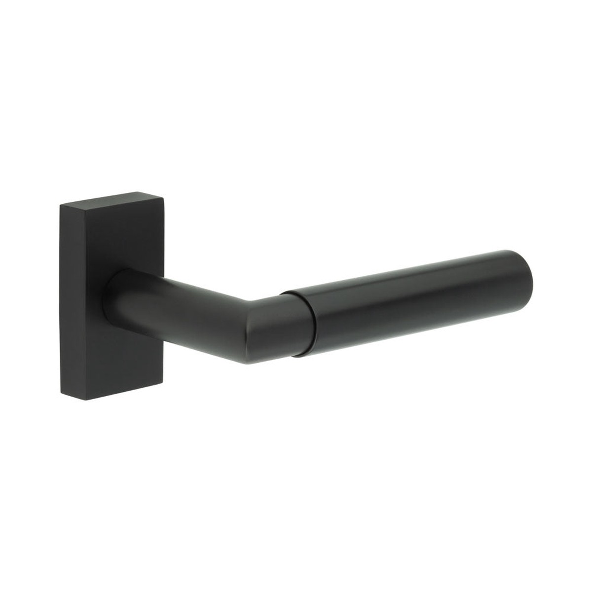 CRES - CR-102 Black Multi Point Rectangular Rose Door Handle