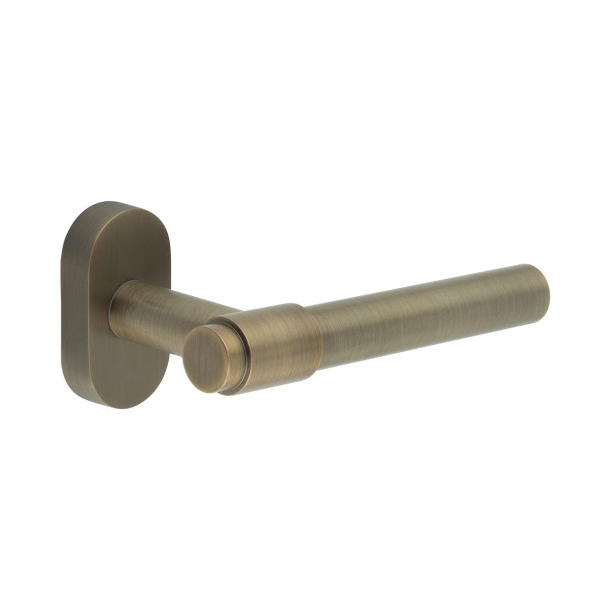 CRES - CR-103 Antique Brass Multi Point Oval Rose Door Handle