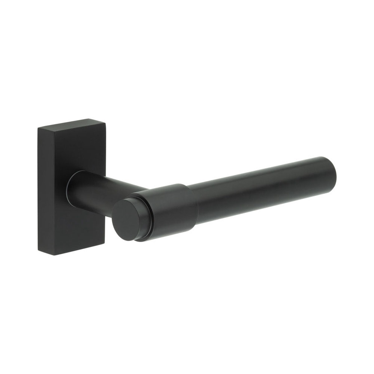 CRES - CR-103 Black Multi Point Rectangular Rose Door Handle