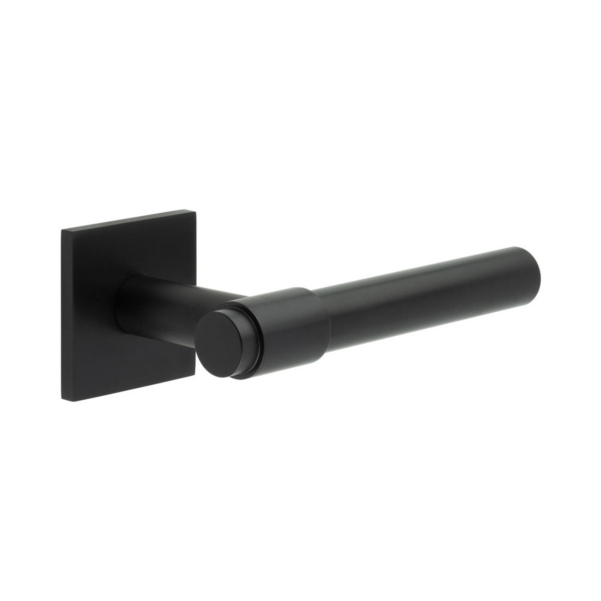 CRES - CR-103 Black Unsprung Square Rose Door Handle