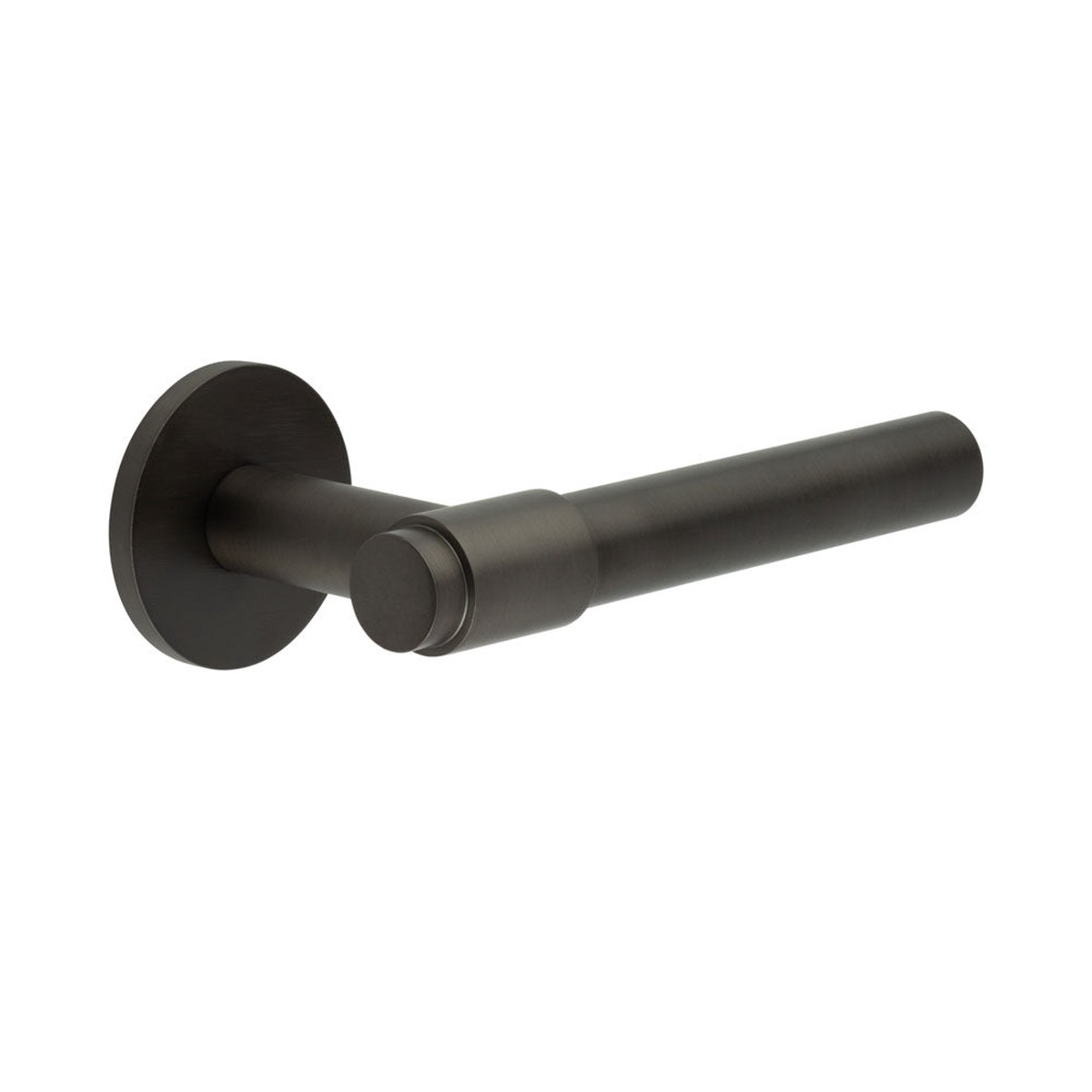 CRES - CR-103 Dark Bronze Fixed Dead Round Rose Door Handle