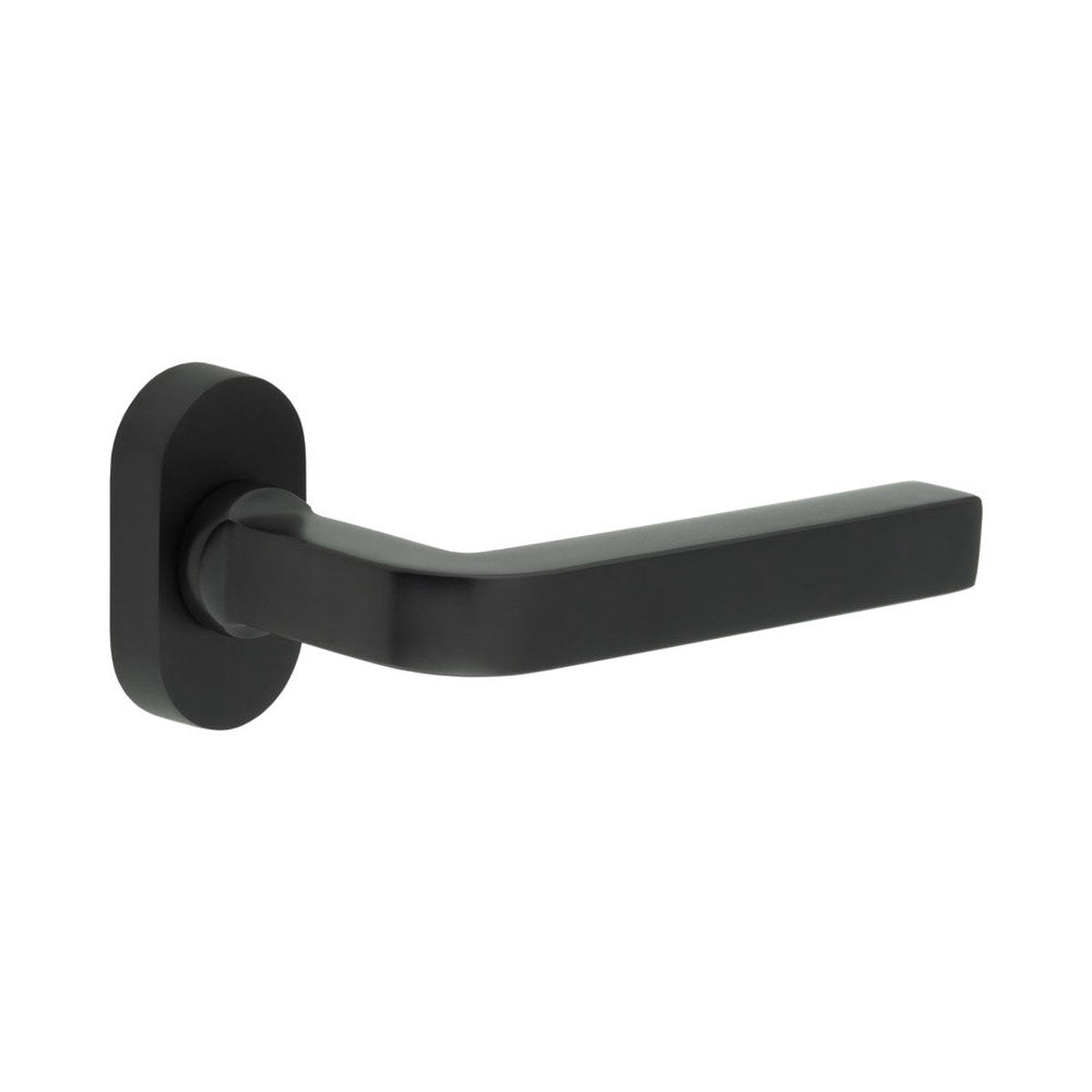 CRES - CR-104 Black Multi Point Oval Rose Door Handle