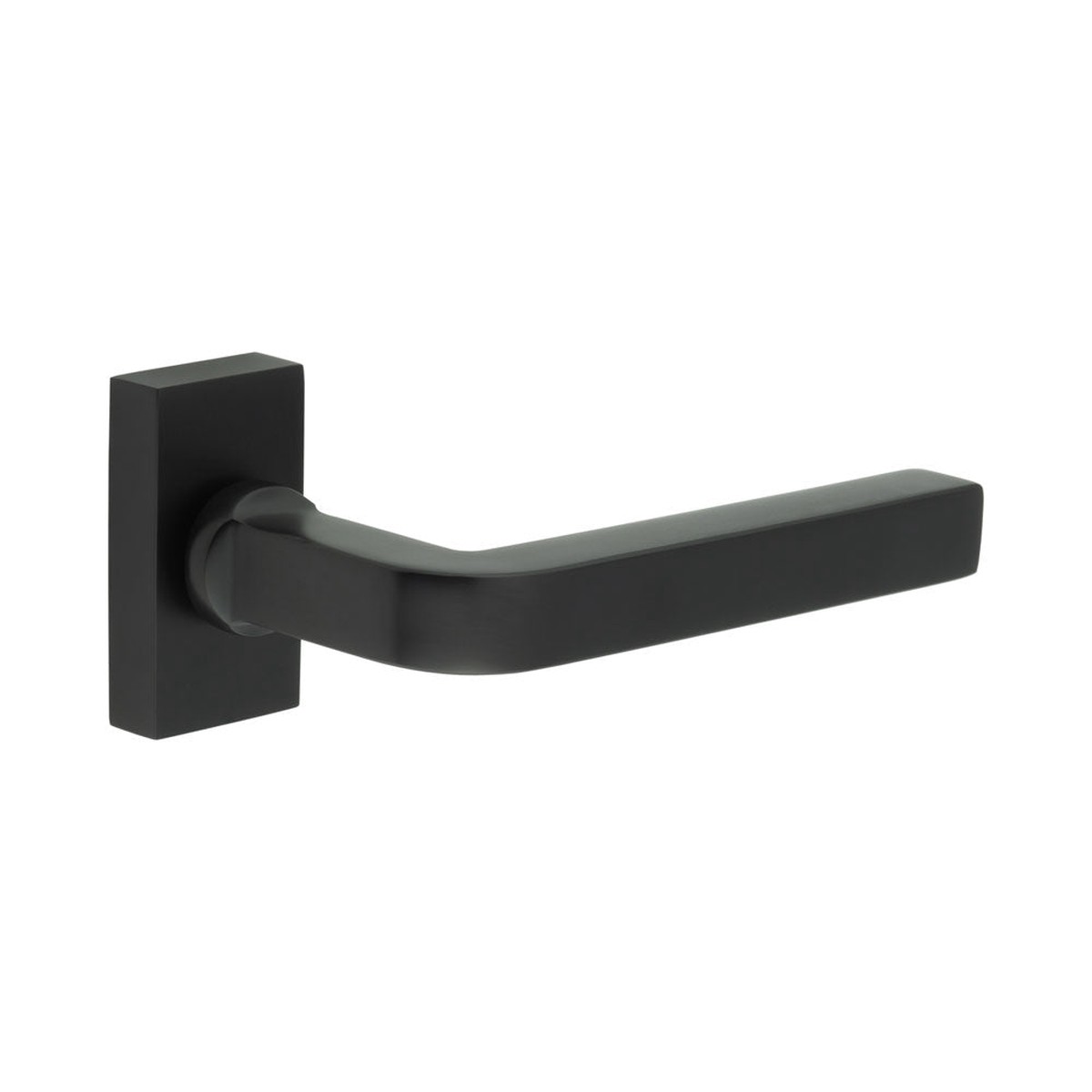 CRES - CR-104 Black Multi Point Rectangular Rose Door Handle