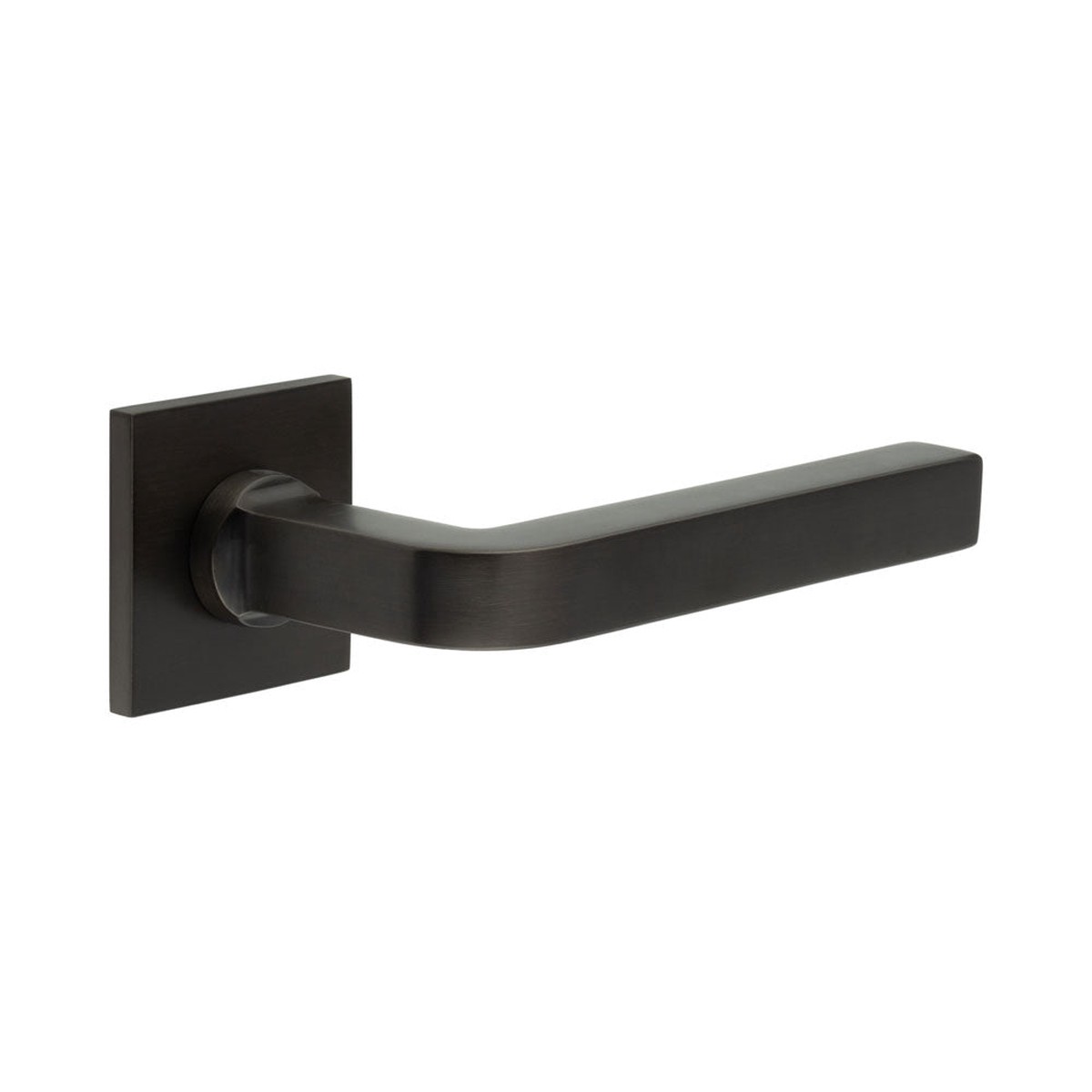 CRES - CR-104 Dark Bronze Fixed Dead Square Rose Door Handle