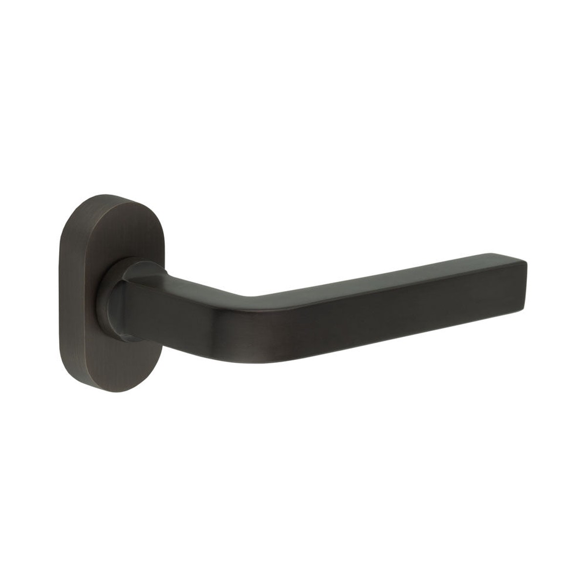 CRES - CR-104 Dark Bronze Multi Point Oval Rose Door Handle