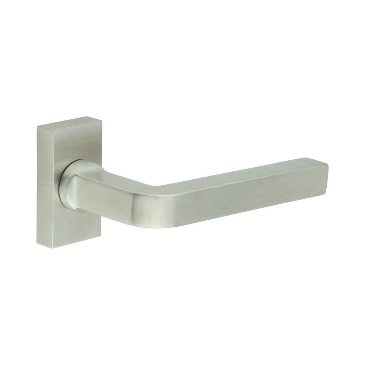 CRES - CR-104 Satin Stainless Steel Multi Point Rectangular Rose Door Handle
