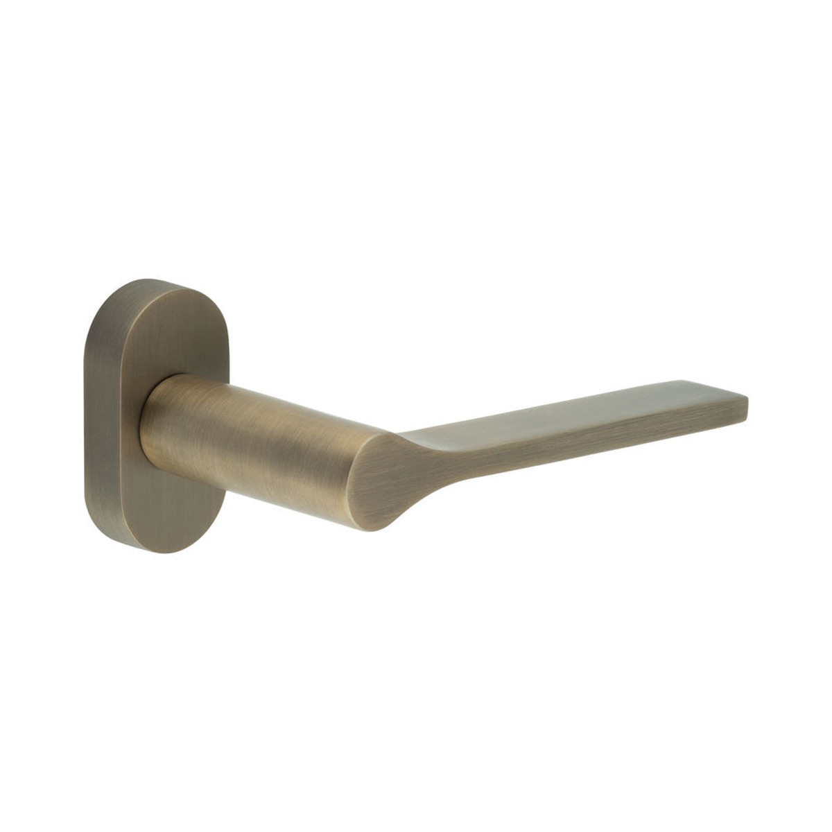 CRES - CR-105 Antique Brass Multi Point Oval Rose Door Handle