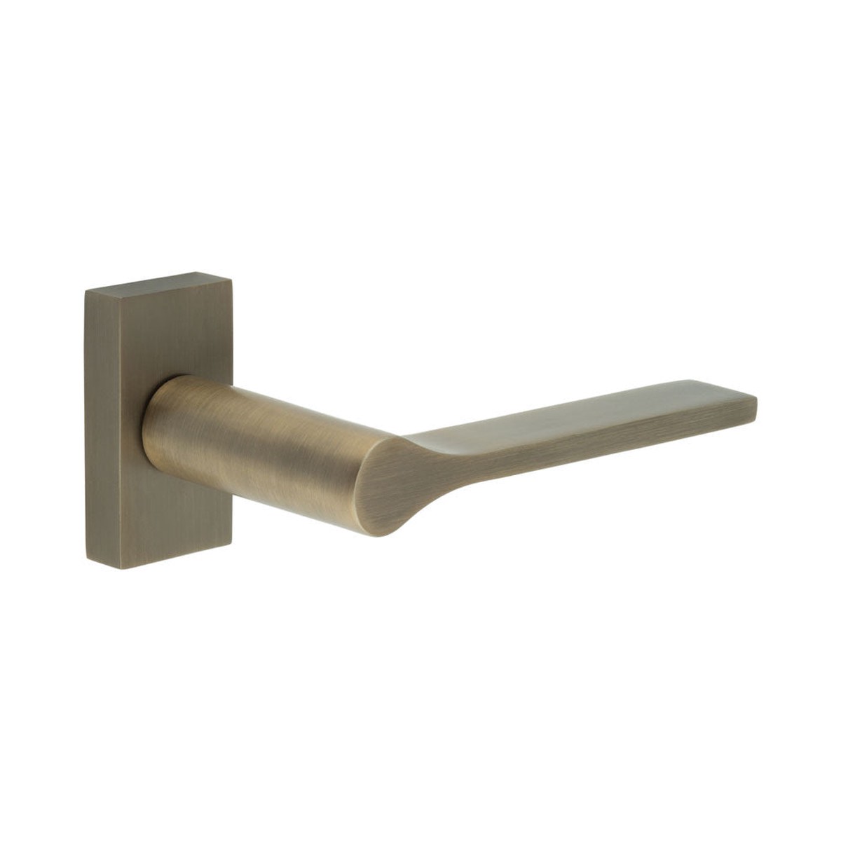 CRES - CR-105 Antique Brass Multi Point Rectangular Rose Door Handle