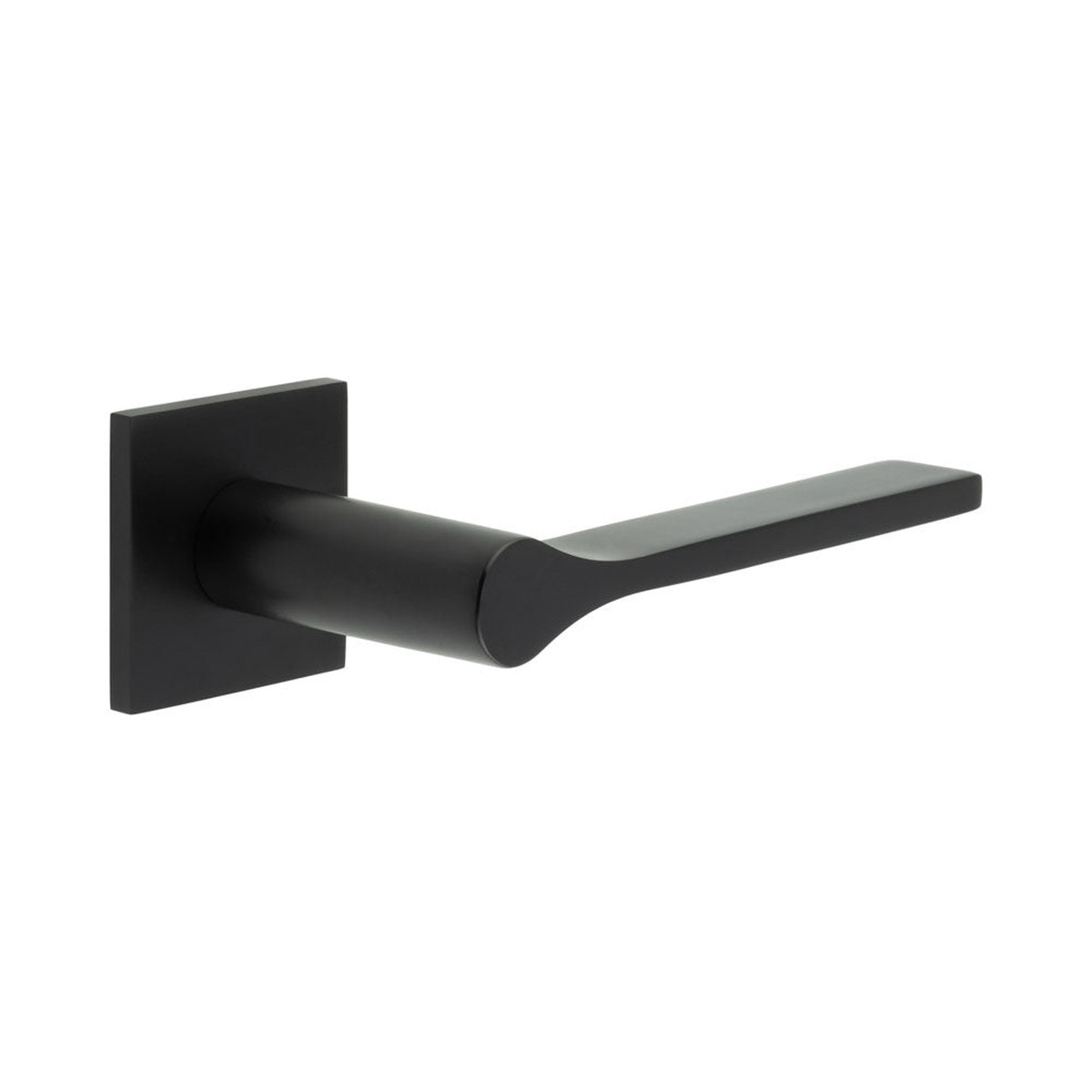 CRES - CR-105 Black Fixed Dead Square Rose Door Handle