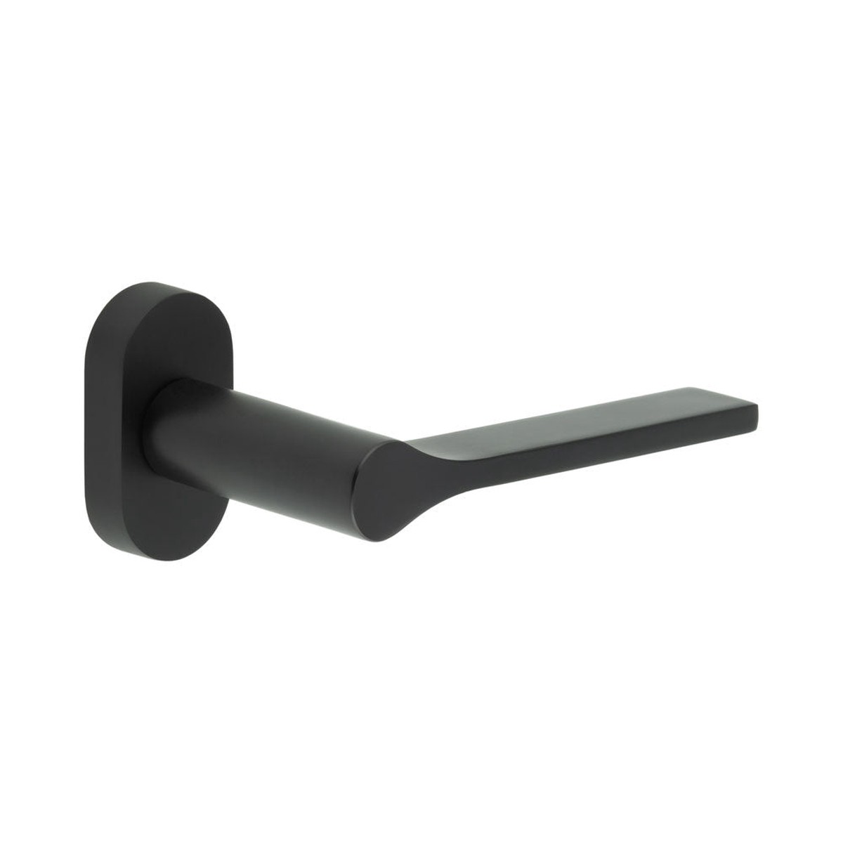 CRES - CR-105 Black Multi Point Oval Rose Door Handle