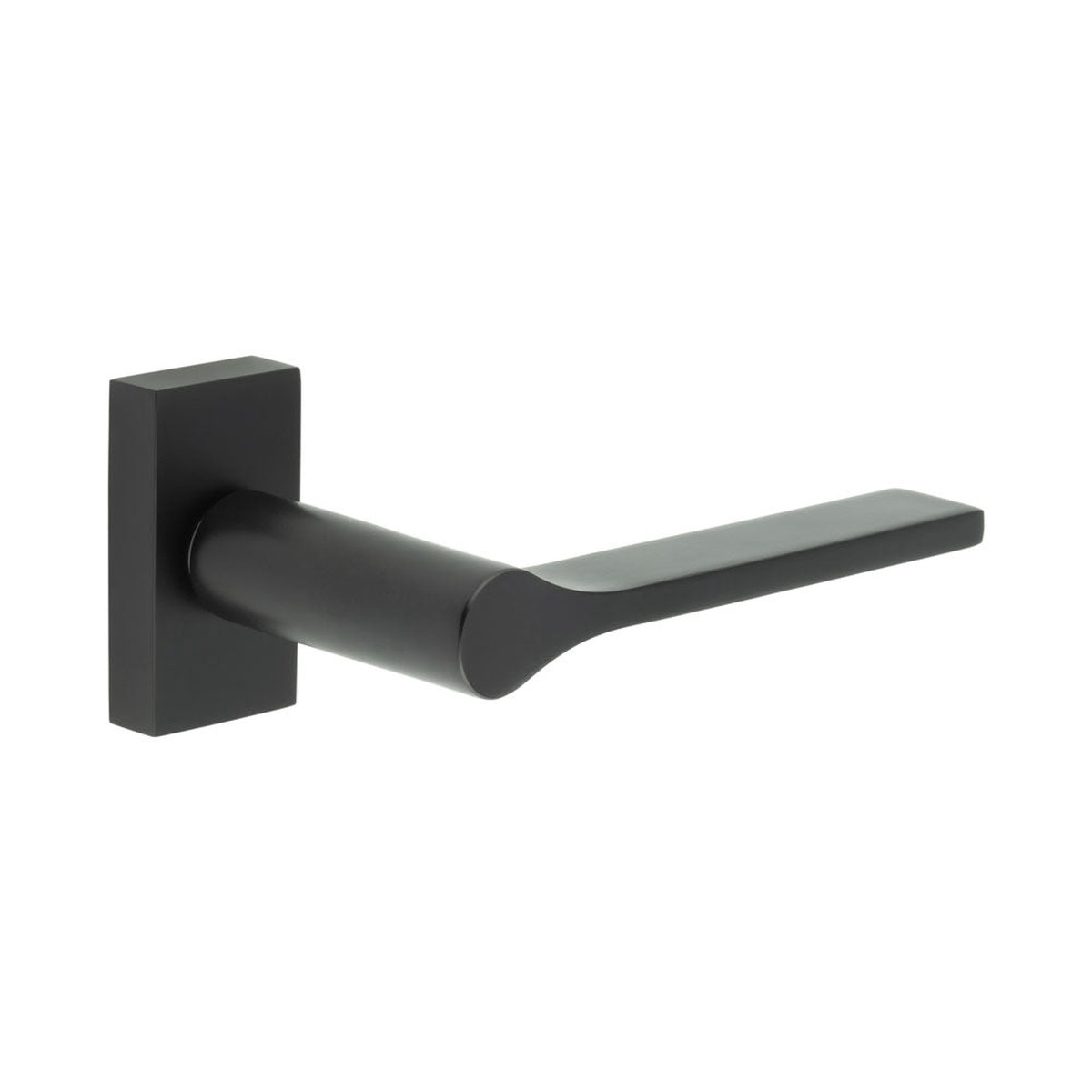 CRES - CR-105 Black Multi Point Rectangular Rose Door Handle