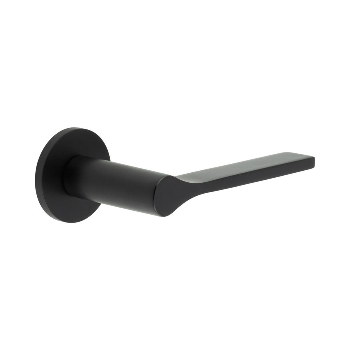 CRES - CR-105 Black Sprung Round Rose Door Handle