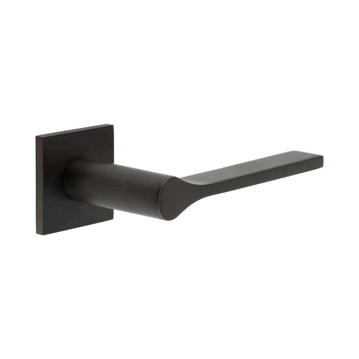 CRES - CR-105 Dark Bronze Fixed Dead Square Rose Door Handle