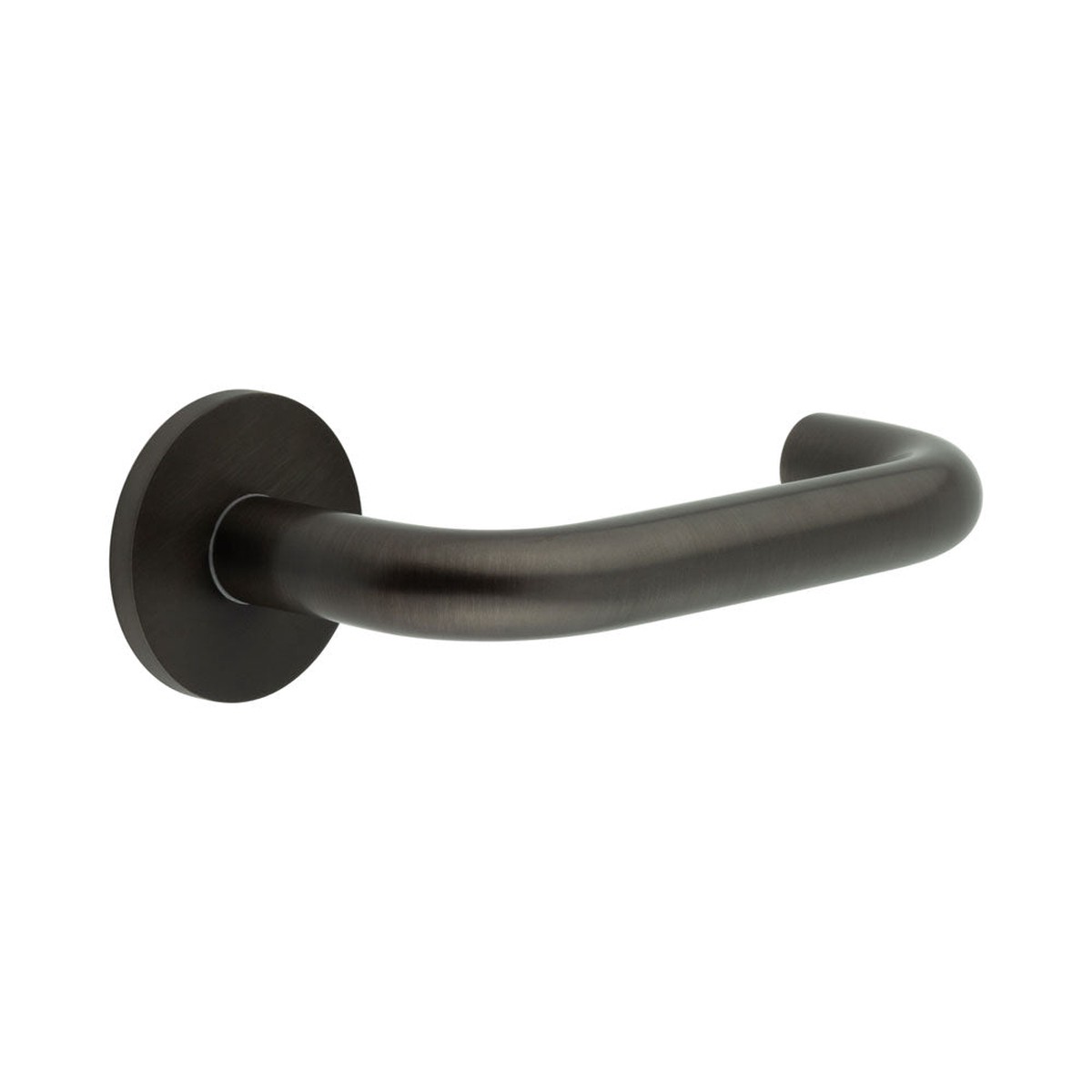 CRES - CR-106 Dark Bronze Fixed Dead Round Rose Door Handle