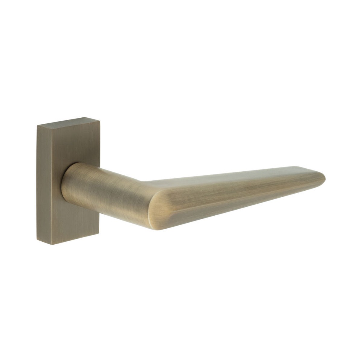 CRES - CR-107 Antique Brass Multi Point Rectangular Rose Door Handle