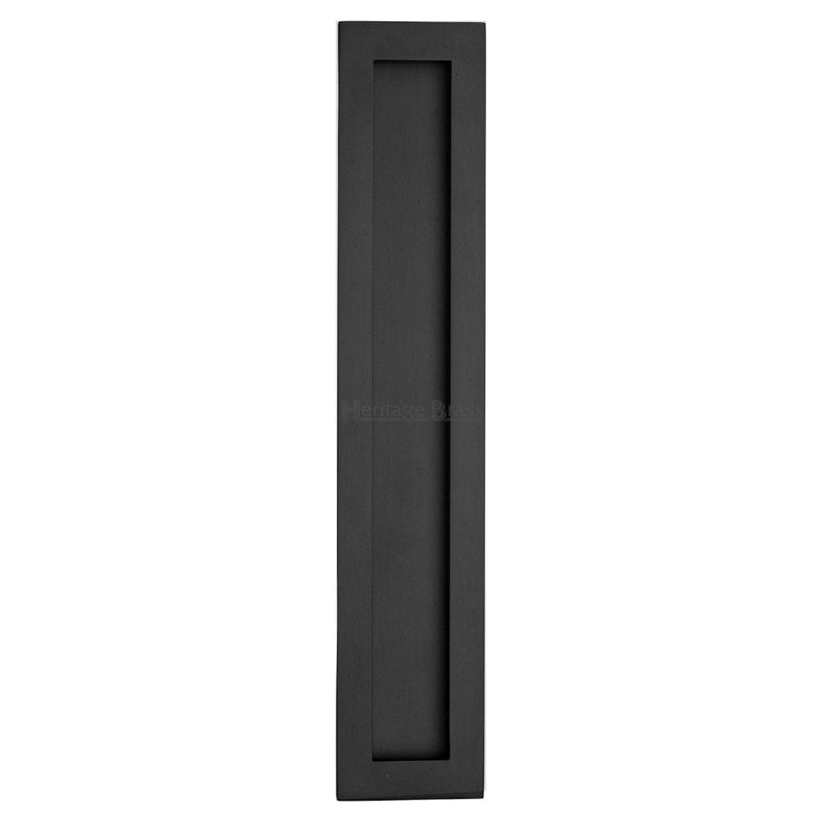 Heritage Brass 12 Flush Handle Matt Black