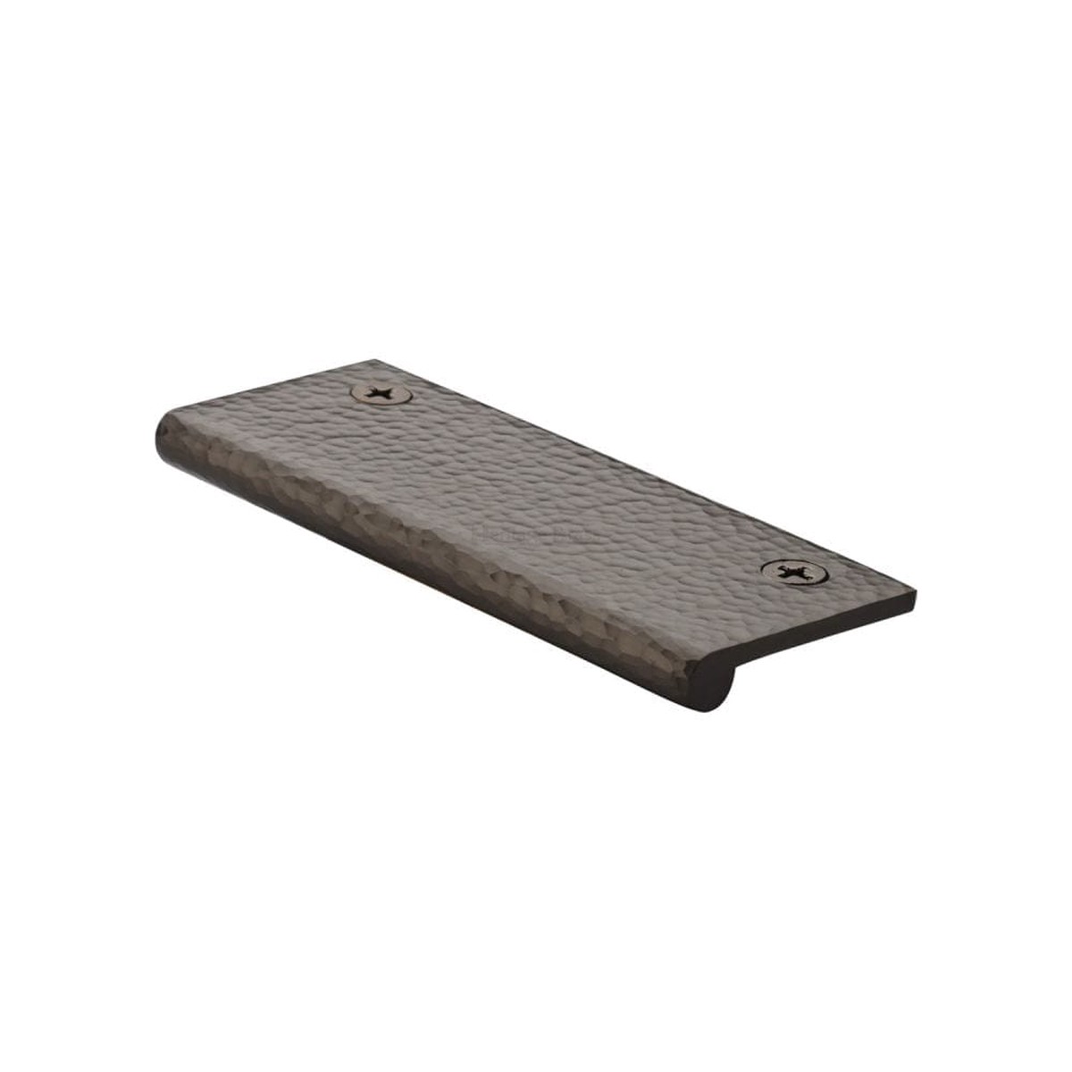 Heritage Brass Hammered EP Edge Pull Cabinet Handle 100mm Matt Bronze Finish