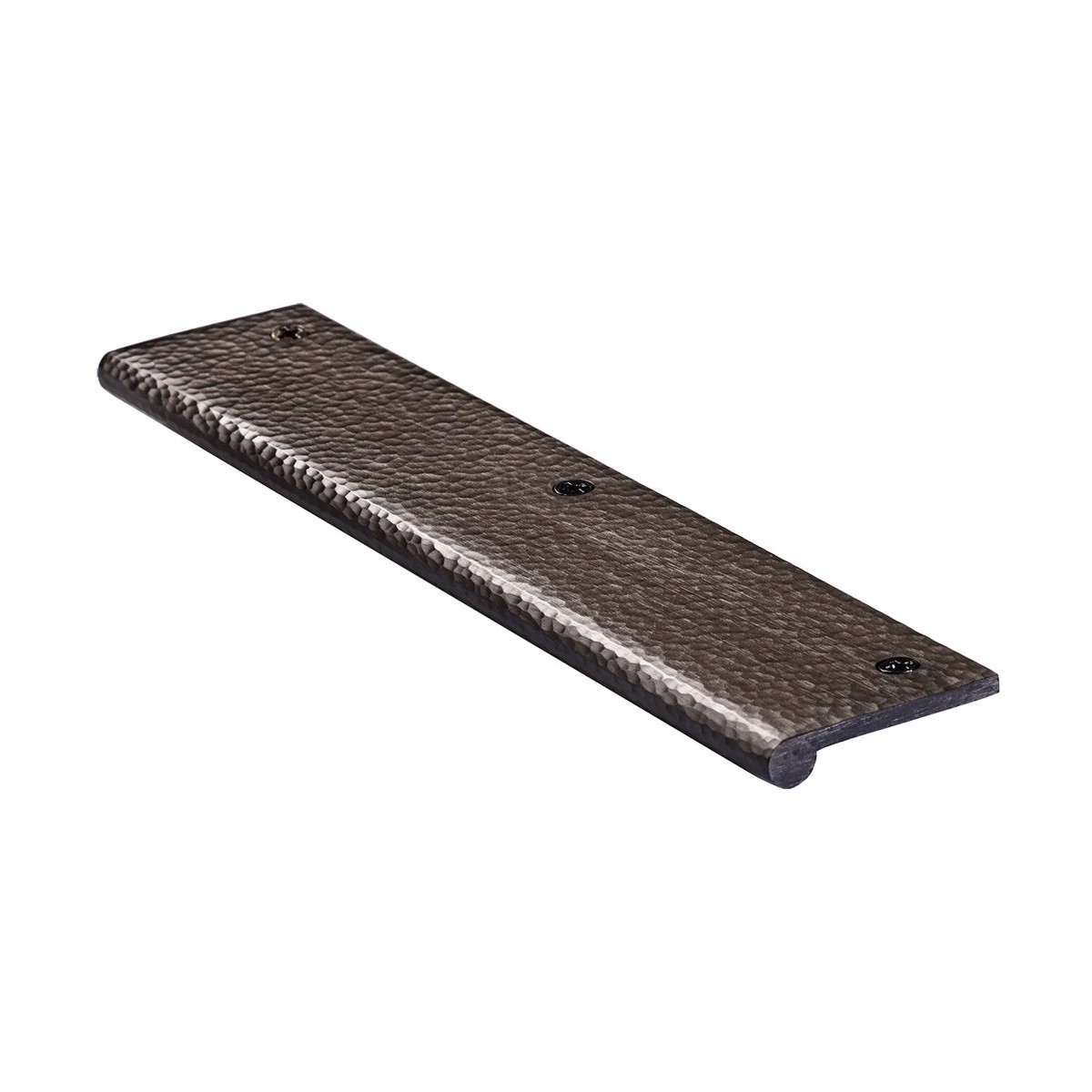 Heritage Brass Hammered EP Edge Pull Cabinet Handle 200mm Matt Bronze Finish