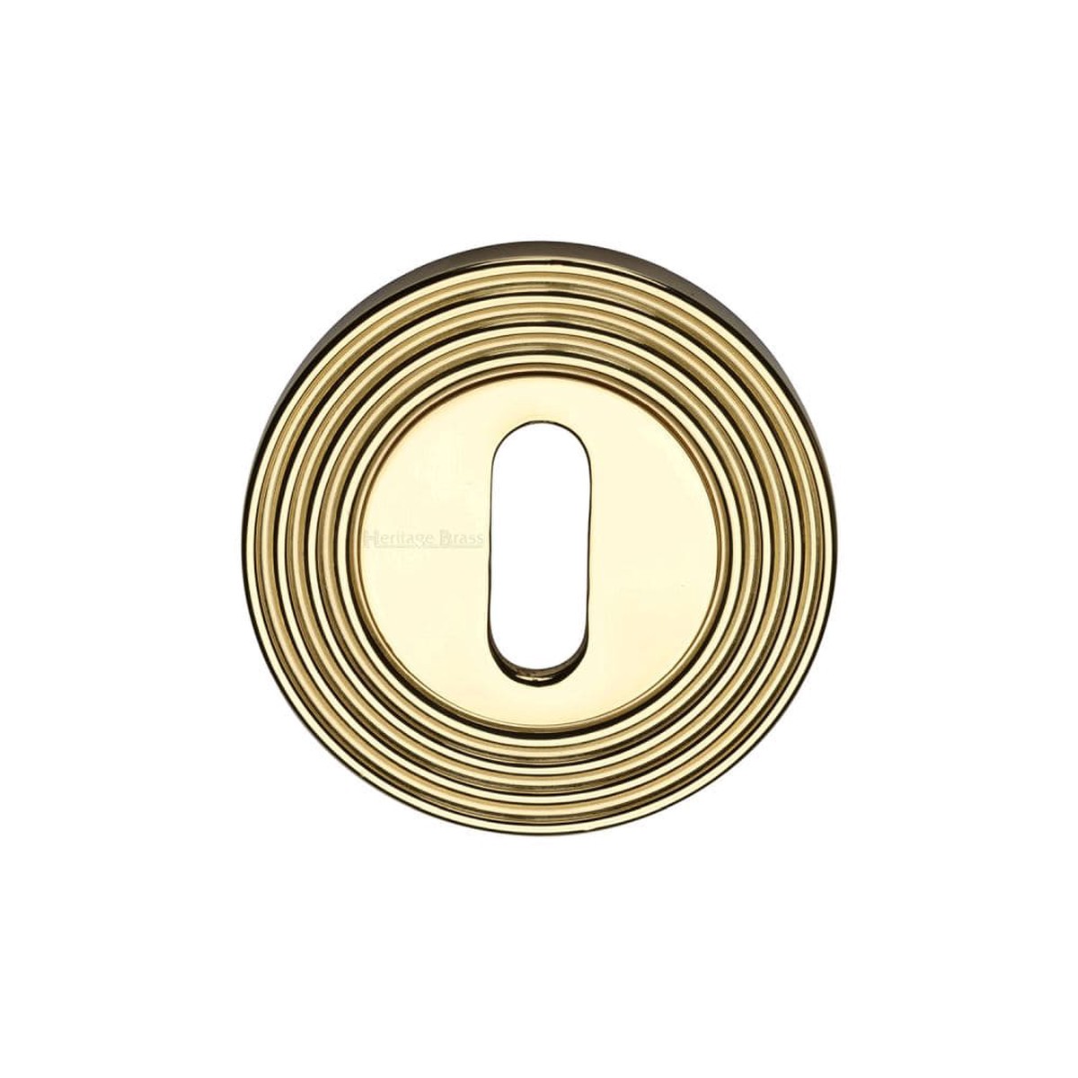 Heritage Brass Key Escutcheon Polished Brass Finish