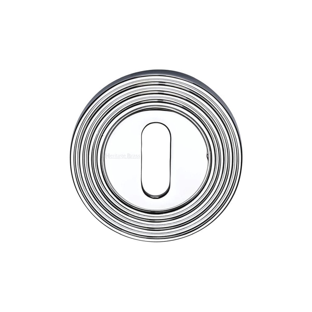 Heritage Brass Key Escutcheon Polished Chrome Finish