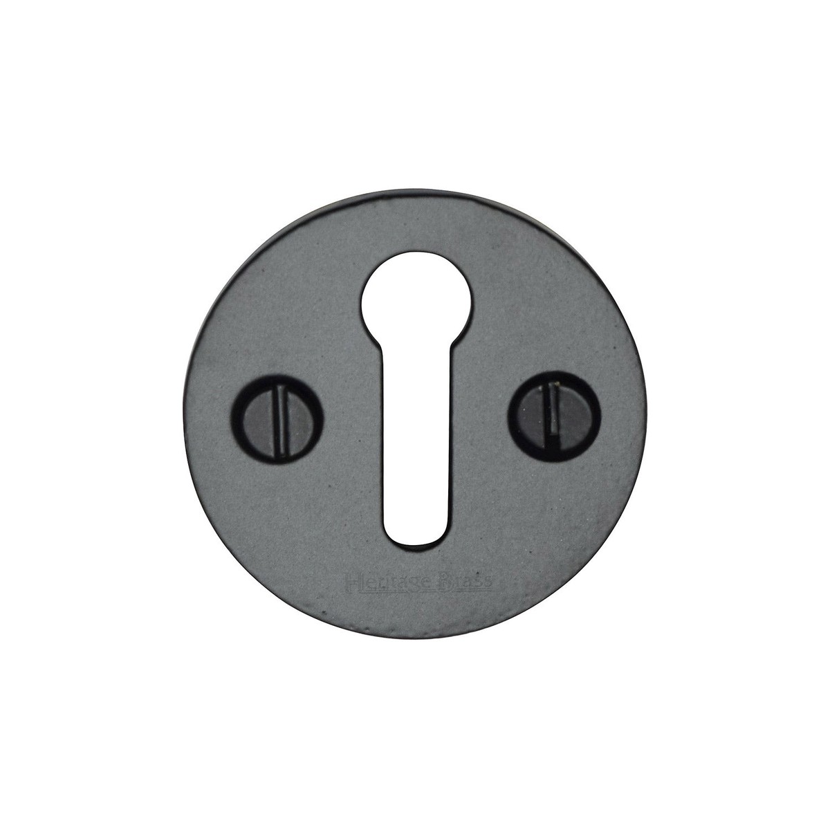 Heritage Brass Keyhole Escutcheon Matt Black Finish