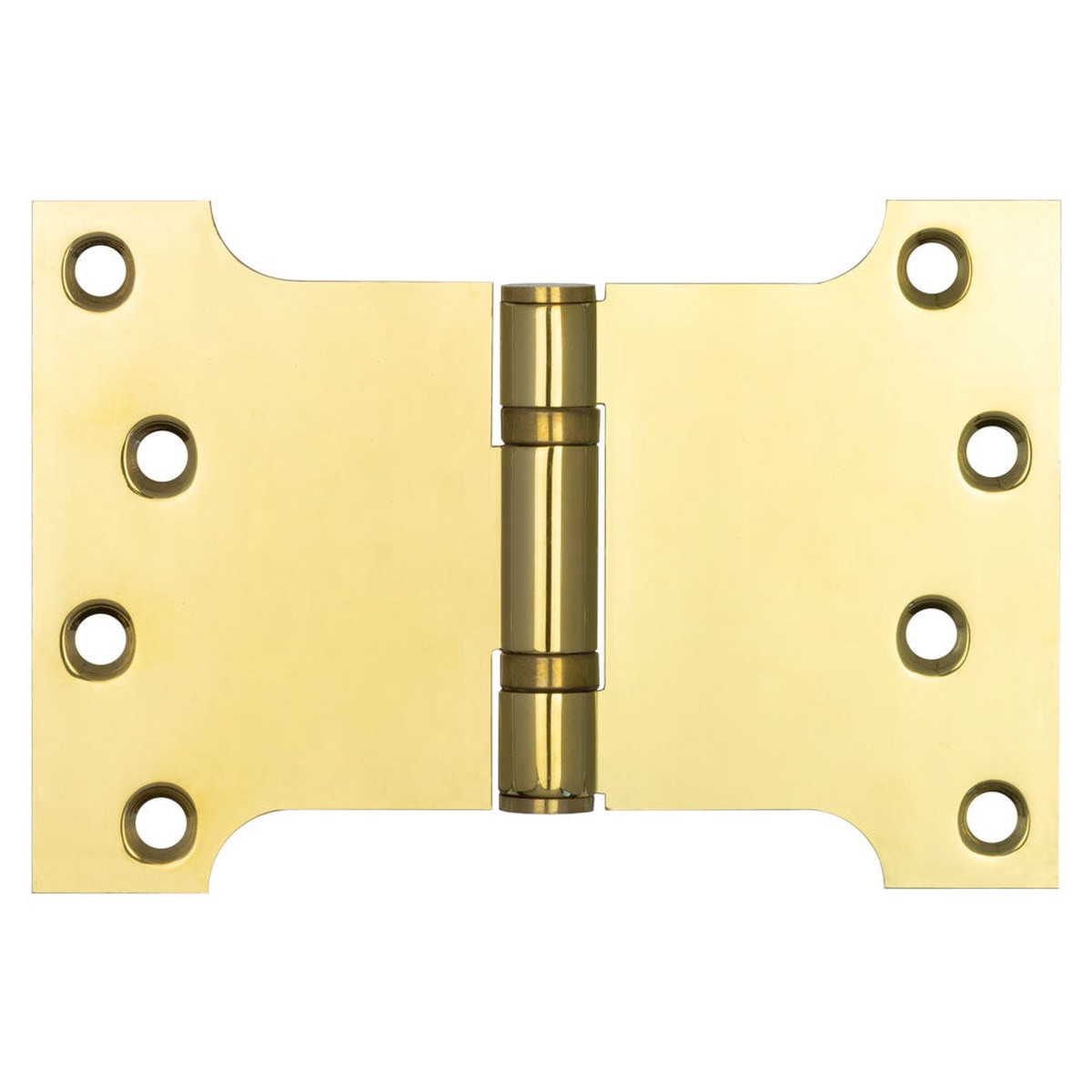 Frelan - 102x152x3mm Brass Finish Parliament Ball Bearing Hinge