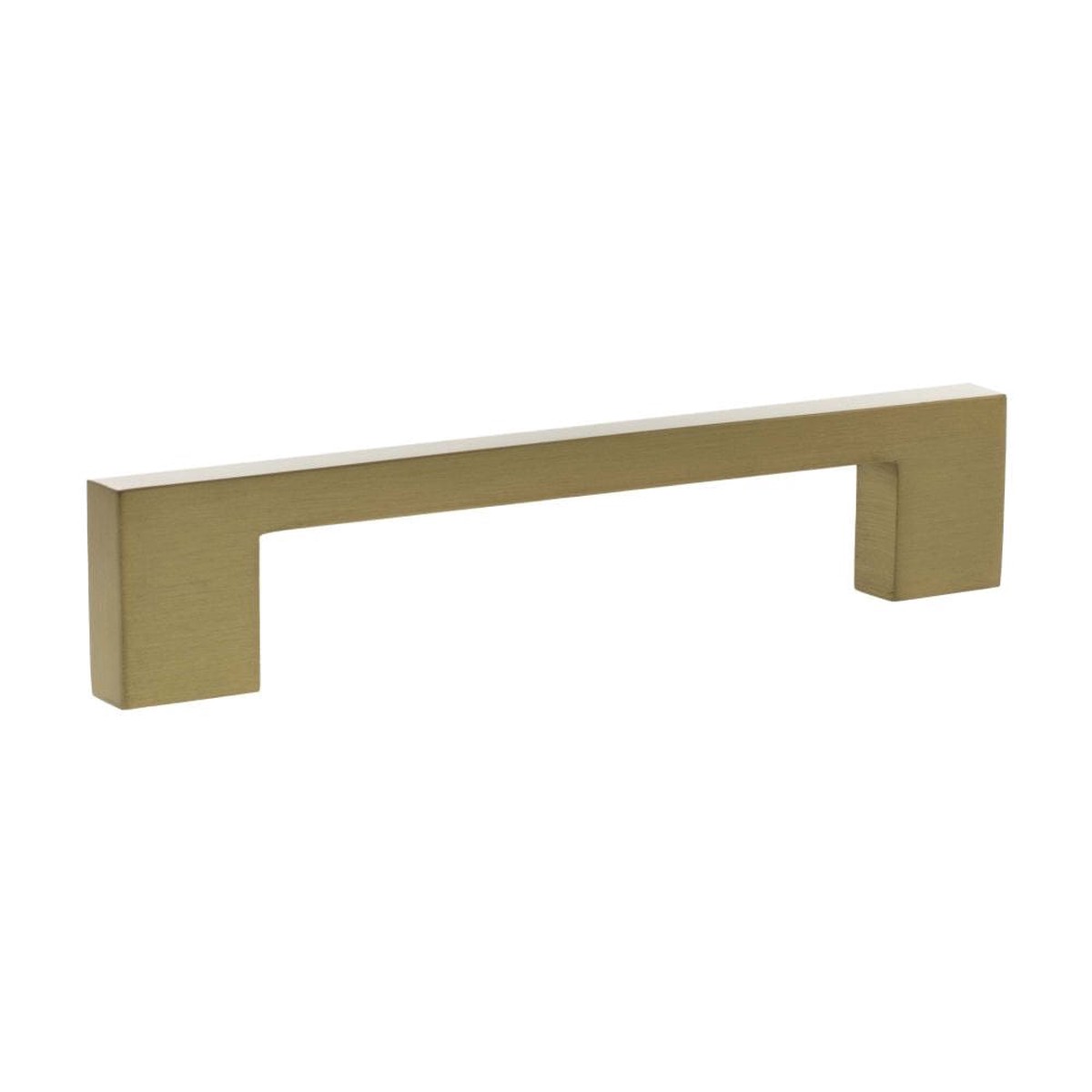 Millhouse Brass Empire Slim Cabinet Pull Handle 128mm - Satin Brass