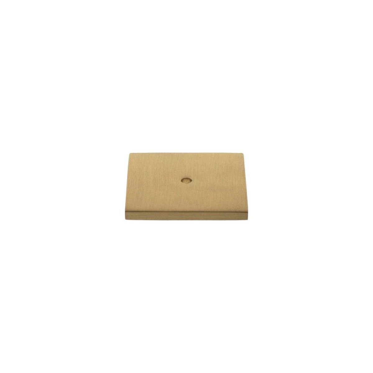 Millhouse Brass Square Cabinet Handle Backplate - Satin Brass