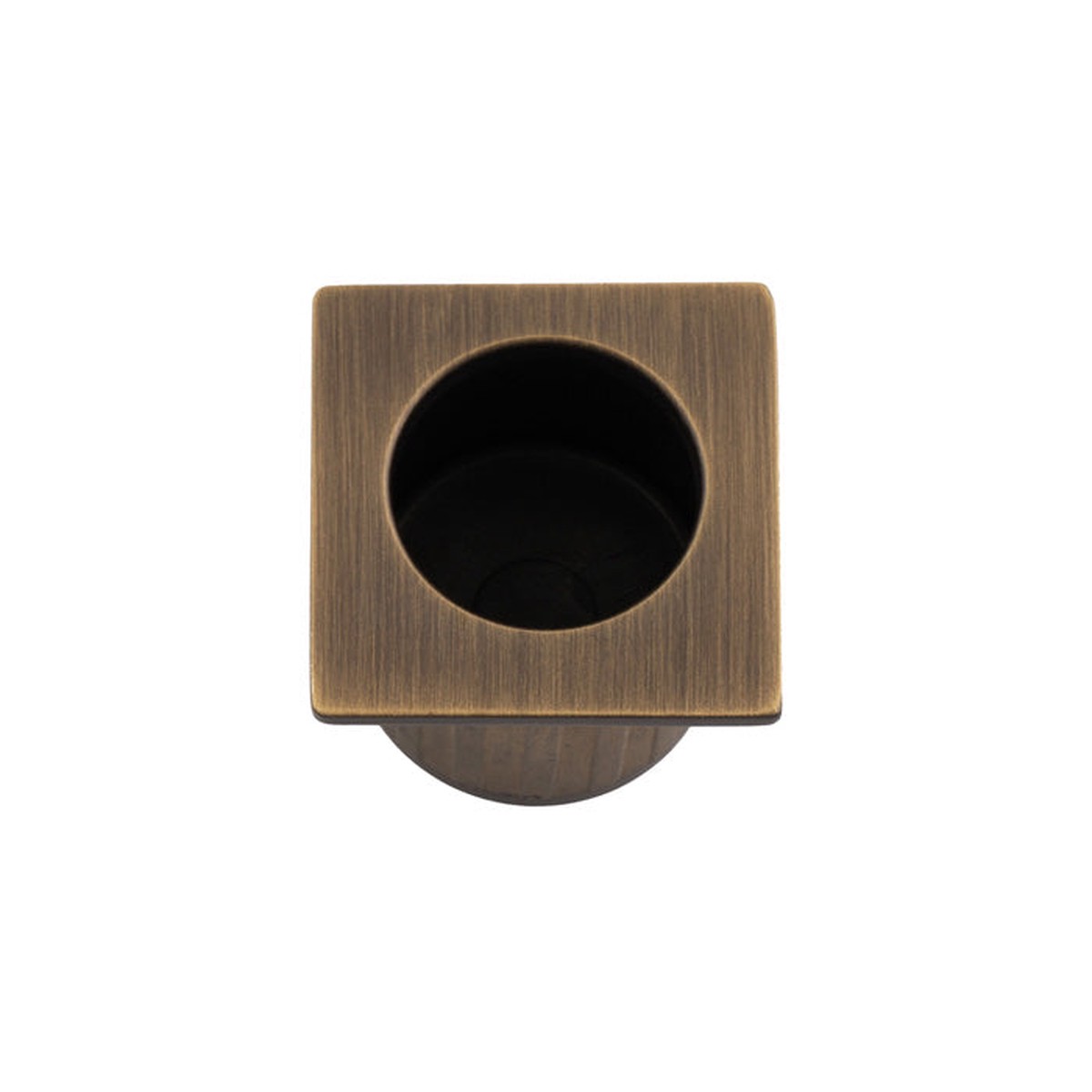 Alexander & Wilks - Sliding Door Finger Edge Pull (Square) Antique Brass