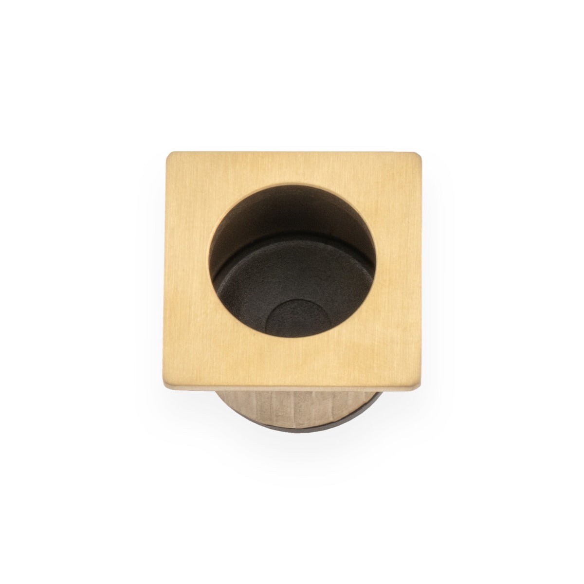 Alexander & Wilks - Sliding Door Finger Edge Pull (Square) Satin Brass PVD