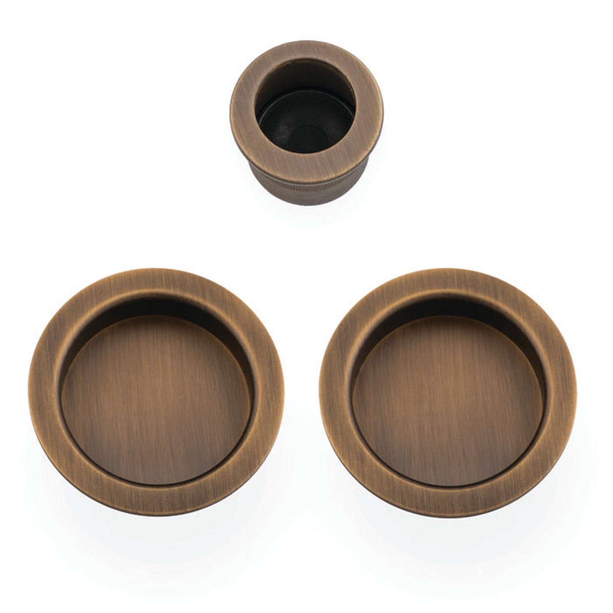 Alexander & Wilks - Sliding door pull kit-Antique Brass