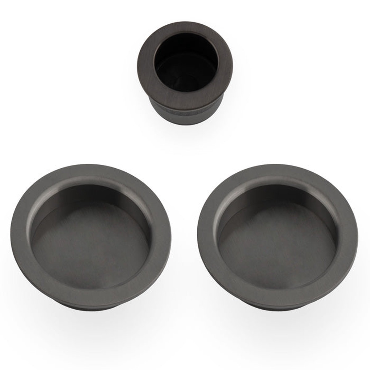 Alexander & Wilks - Sliding door pull kit-Dark Bronze PVD
