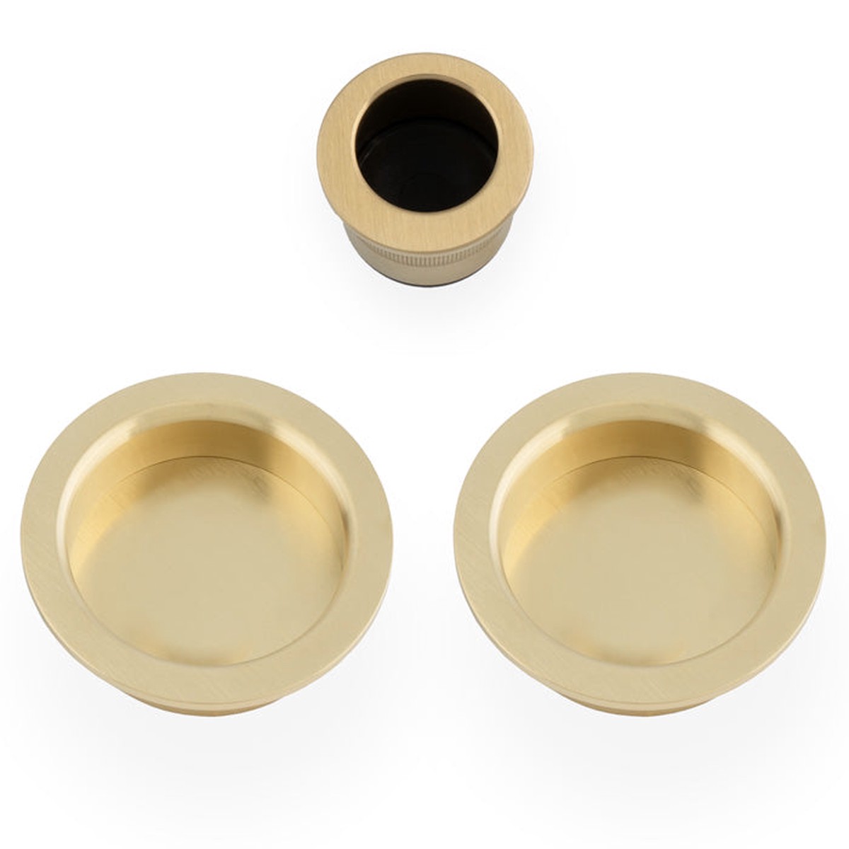Alexander & Wilks - Sliding door pull kit-Satin Brass PVD
