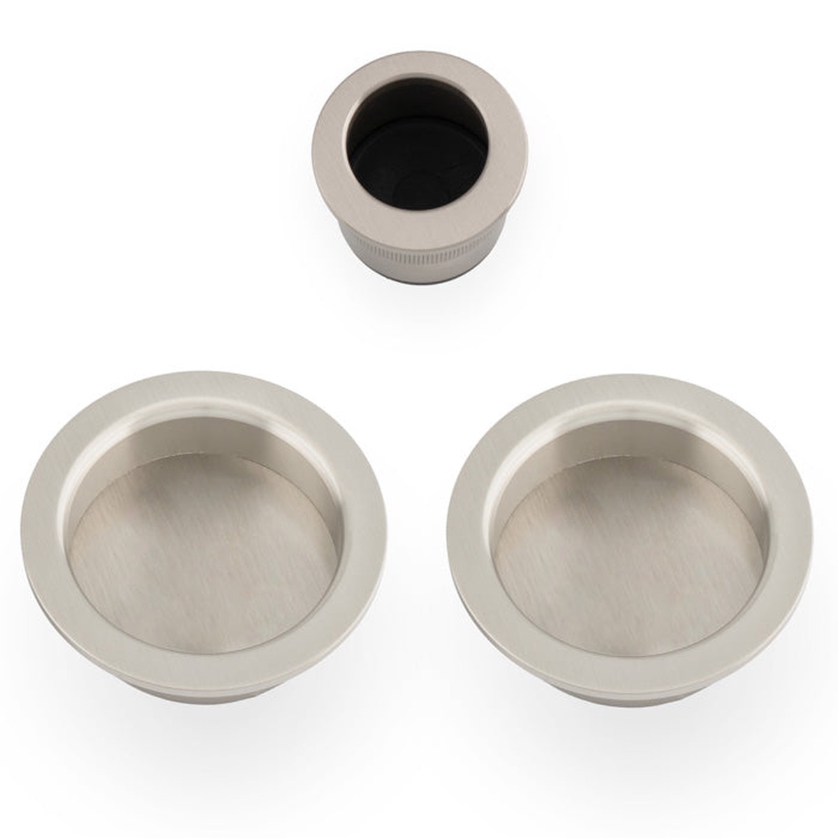 Alexander & Wilks - Sliding door pull kit-Satin Nickel